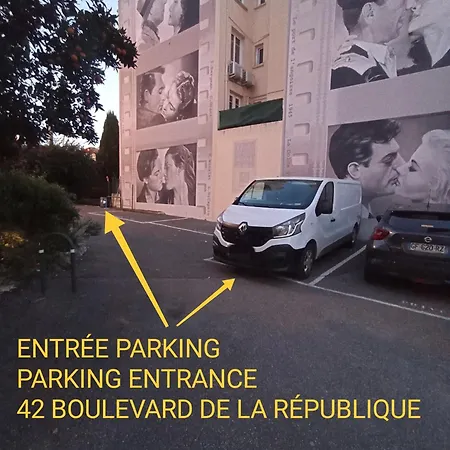 Apartment Grand Studio, Parking Prive, Cuisine Separee Cannes